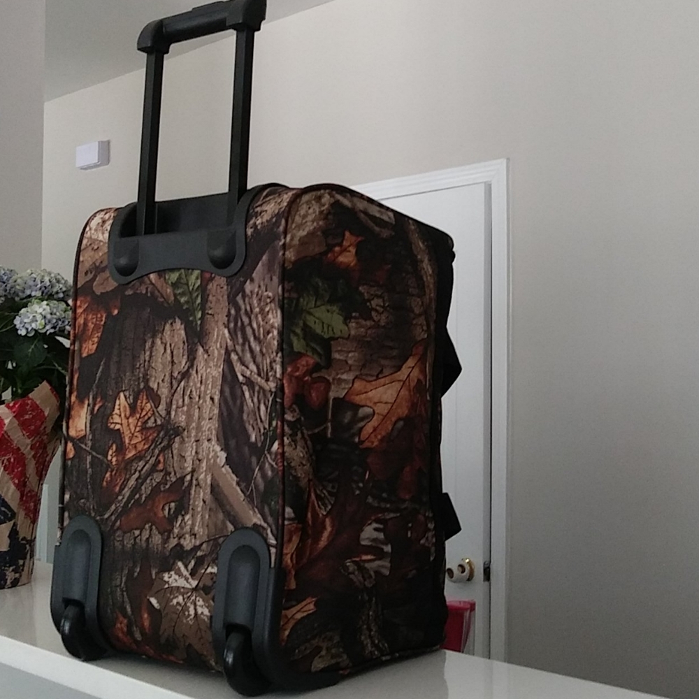 American Flyer Explorer Carry-On Wheeled Duffel 18" Camouflage.